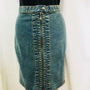 Dana Buchman Denim Pencil Skirt